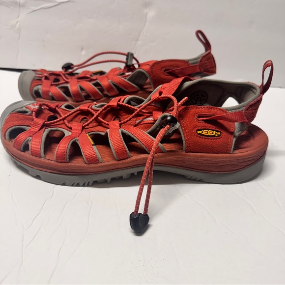 Keen Whispher outdoor hiking sandals in salmon pink and gray women's size 11 - Picture 4 of 7